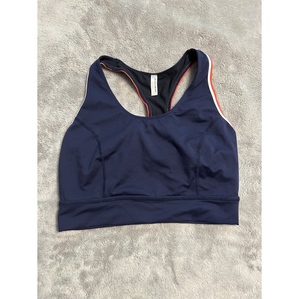 Free People Movement Good Karma Sports Bra Navy Blue Size Small | Strappy Back